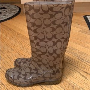 Coach rainboots